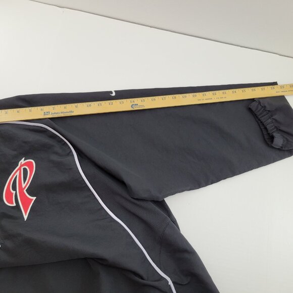 Nike Team 1/4 zip Jacket Men's XXL Black Fit Dry Dri Fit Windbreaker - Picture 10 of 13